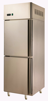 Δίπορτο όρθιο ψυγείο ανοξείδωτου για εμπορικό, Freezer≤18℃