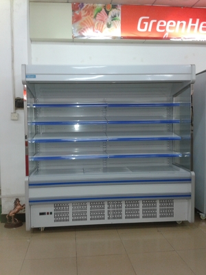 Το ανοικτό ψυγείο Multideck ενεργειακών ποτών, προσαρμόζει το ψυγείο επίδειξης Multideck