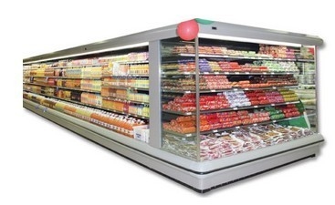 Δυναμικό ανοικτό ψυγείο Multideck ανεμιστήρων/εξατμιστήρων ανοικτό για την υπεραγορά/την εμπορική θέση