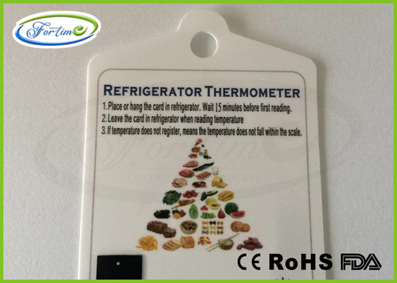 Heat-sensitive ψυγείων ψυκτήρων λουρίδα θερμομέτρων ψυγείων κρυστάλλου θερμομέτρων υγρή