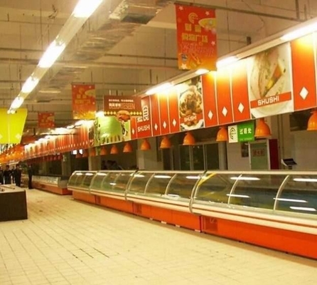Ψυγείο επίδειξης Deli 1.2m - 30m με την ανύψωση των πορτών/των συρόμενων πορτών